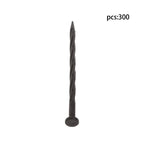 Set of 300 Spiral Pointed Garden Stakes for Landscape Edging