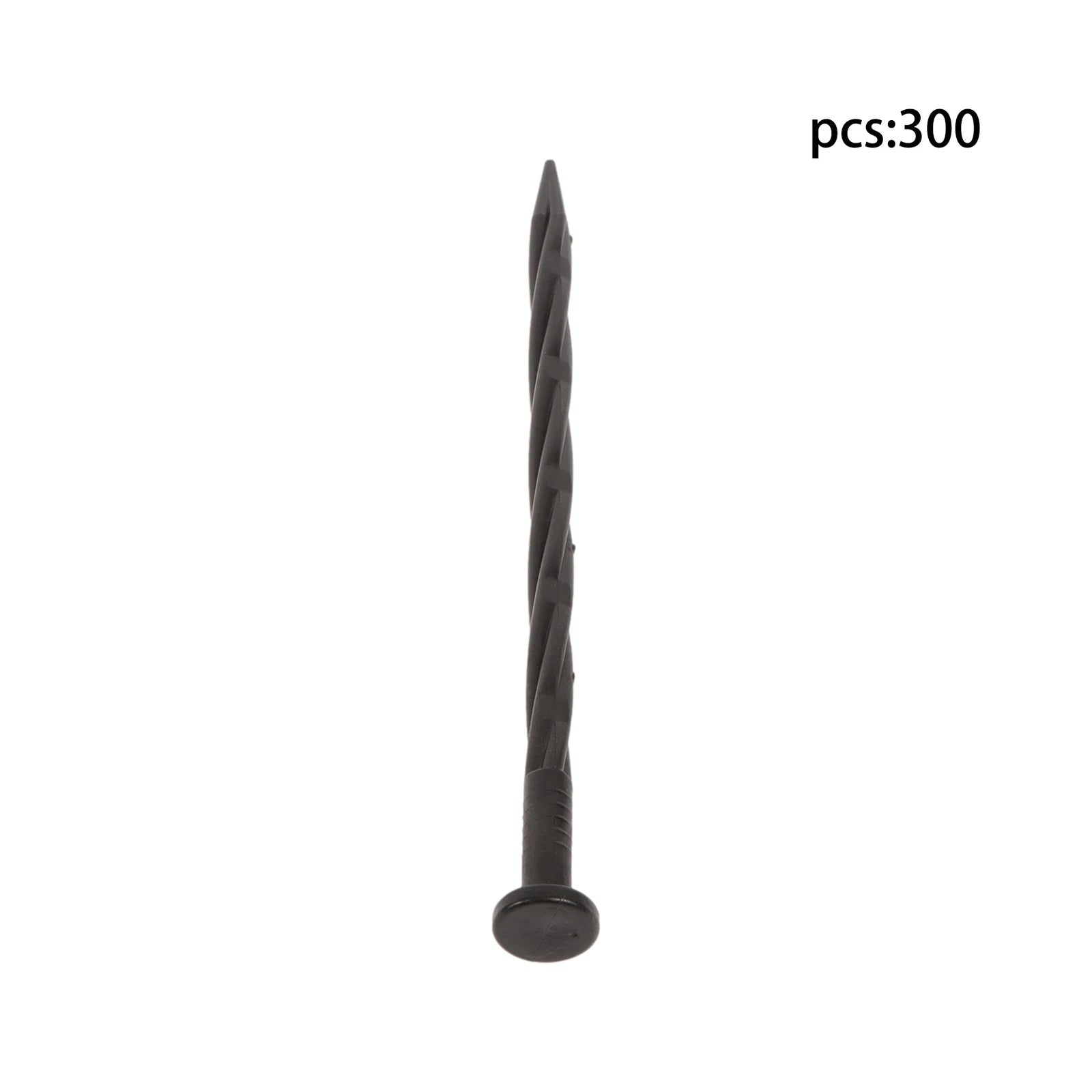 Set of 300 Spiral Pointed Garden Stakes for Landscape Edging