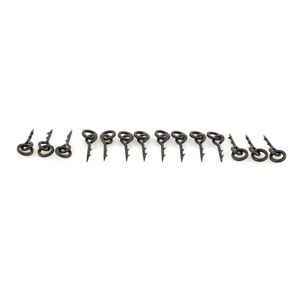 20pcs Carp Hook Straight Shank Ring Point for Bottom Fishing