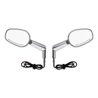 Rear View Mirrors with LED Turn Signals for Harley V Rod VRSCF Muscle (2002–2017)