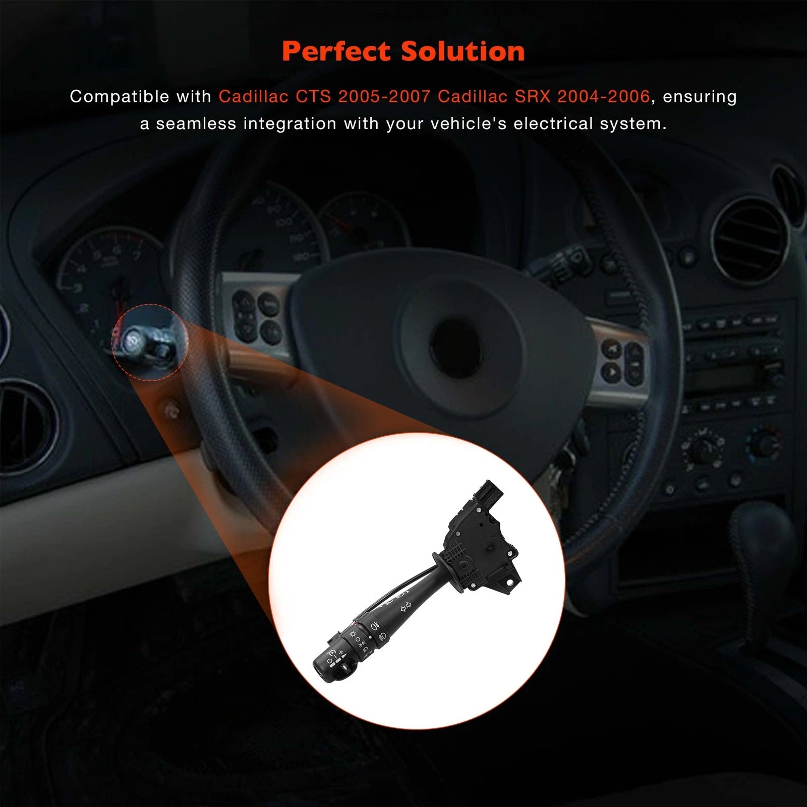 Turn Signal Fog Light Control Switch for Cadillac CTS SRX (2004-2006)