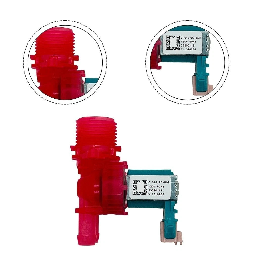 Water Inlet Valve for Washing Machine (W11316255, W11036928, 33490439120)