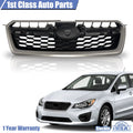 Grille for Subaru Impreza (2012–2014) Silver Shell Black Insert