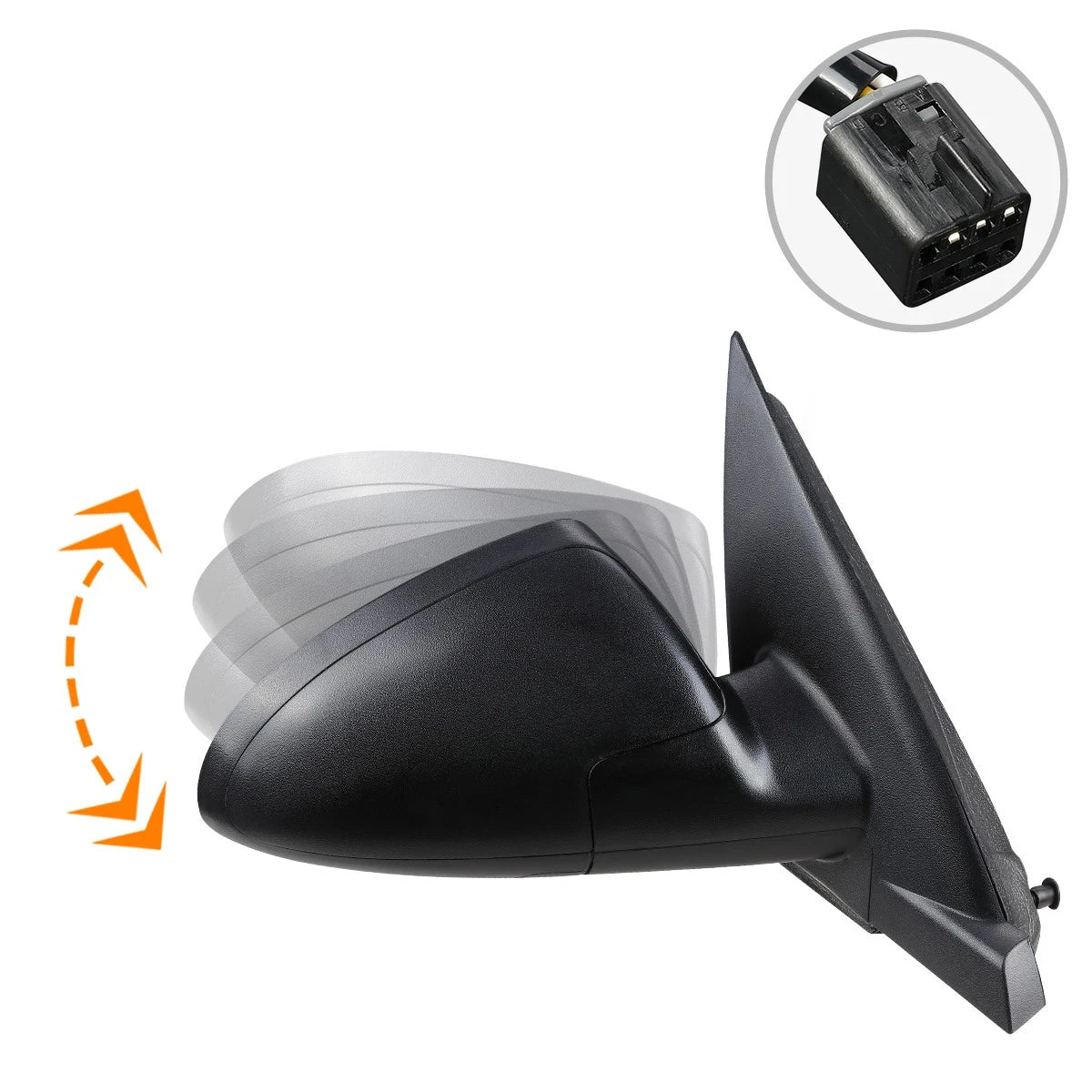 Powered Adjustable Rear Side Door Mirror for Chevy Malibu (2004–2008)