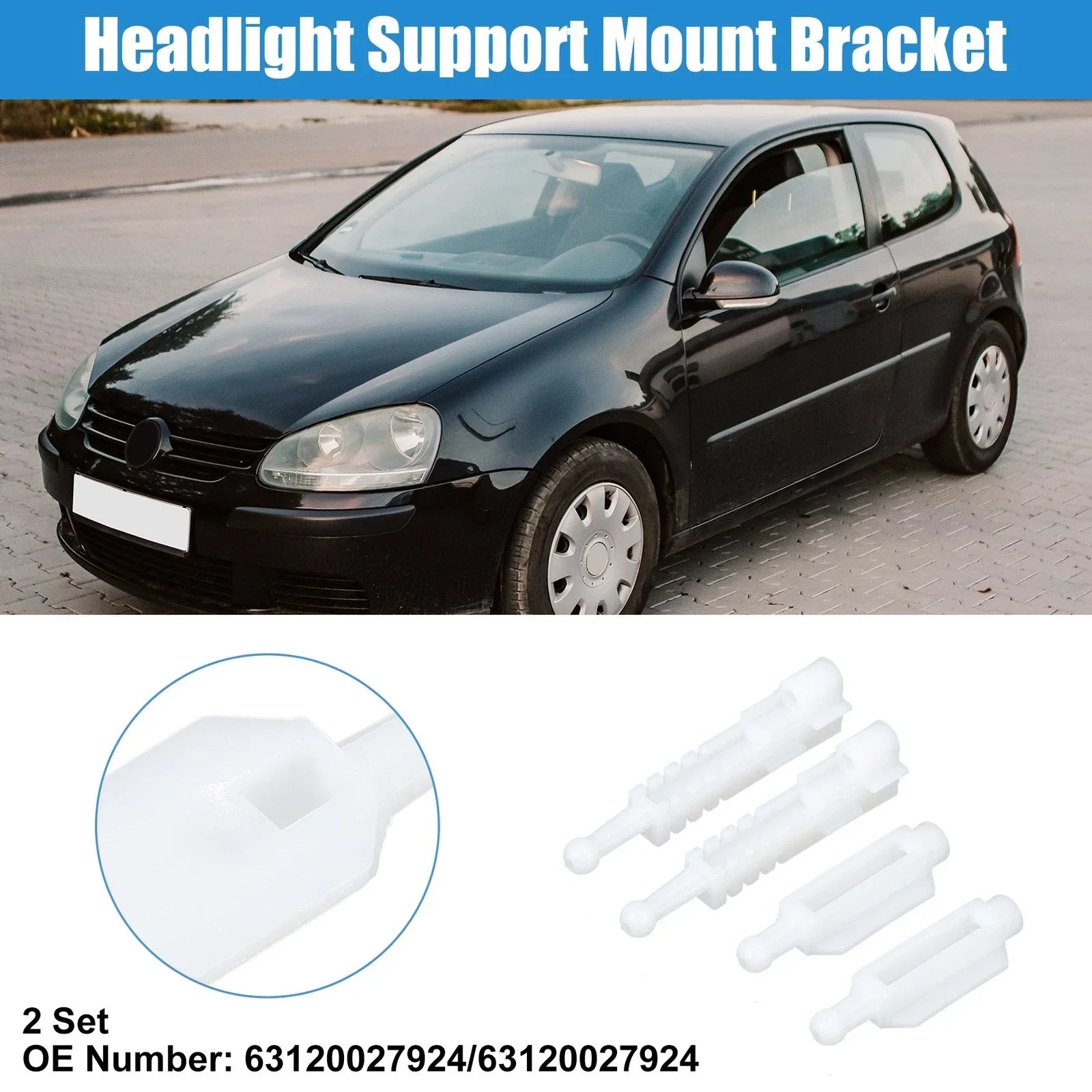 Headlight Bracket & Mount for BMW E39 (1996 - 2000)