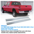 Set of 2 Outer Rocker Panels for Dodge Ram 1500 2002–2008 Quad Cab