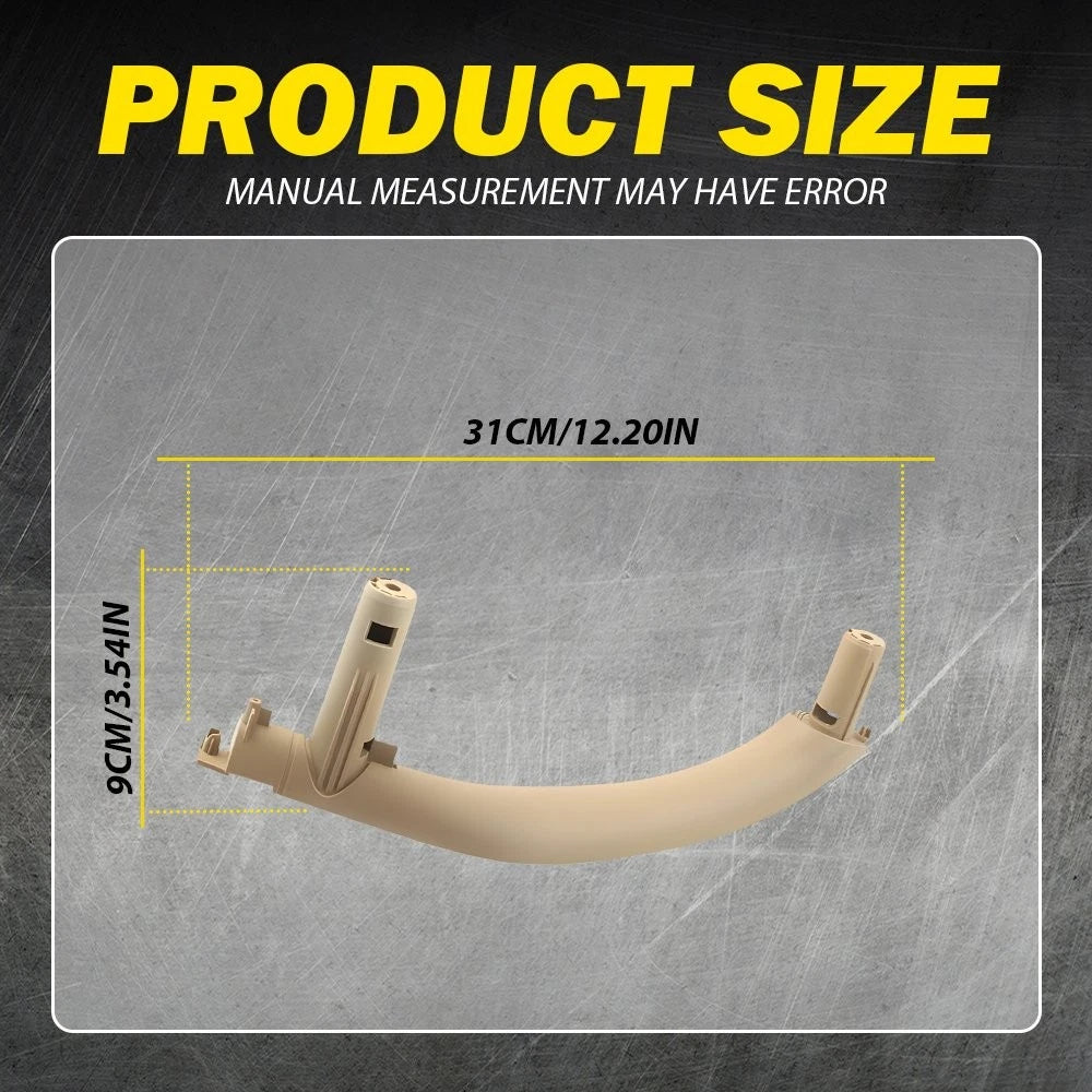Set of 3 Beige Interior Handle Trim for BMW X5 X6 F15 F16 (2014–2018)