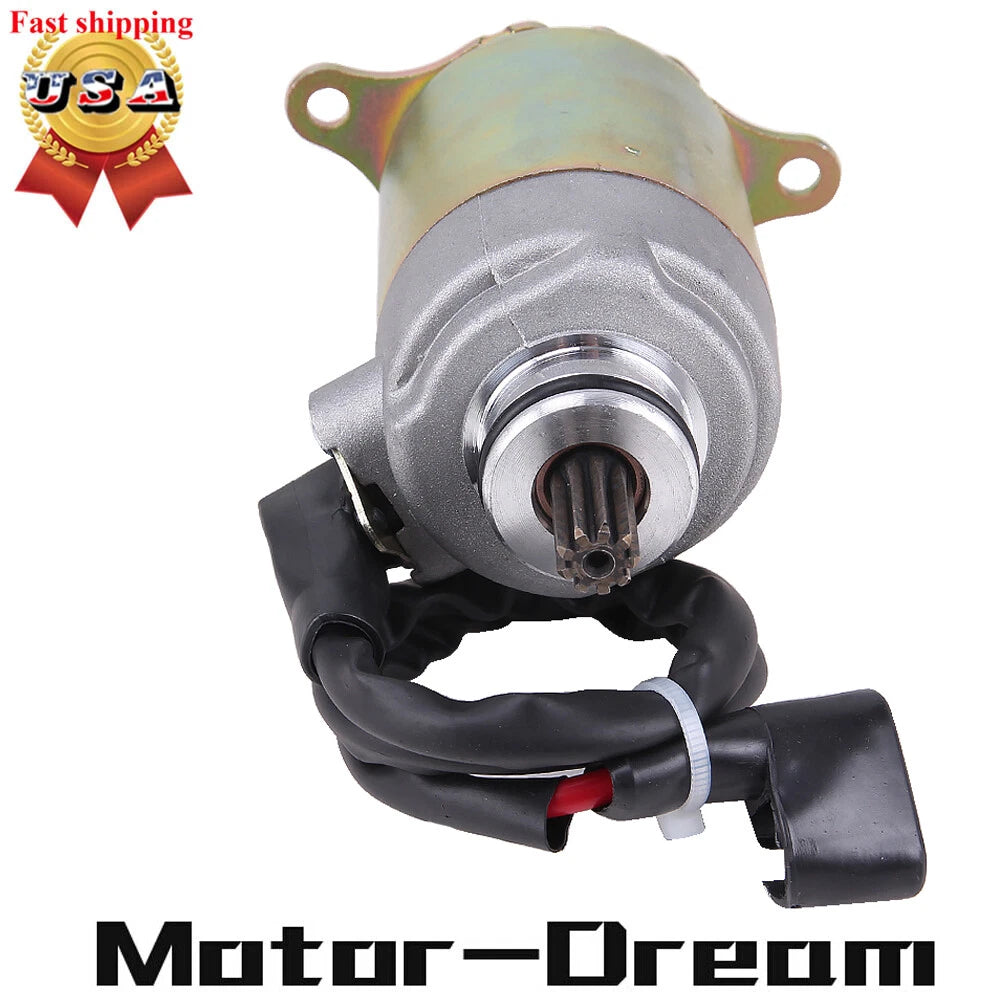 Starter for GY6 125cc 150cc Motorcycle ATV Moped Scooter (Taotao, Baja, Sunl) 9 Teeth