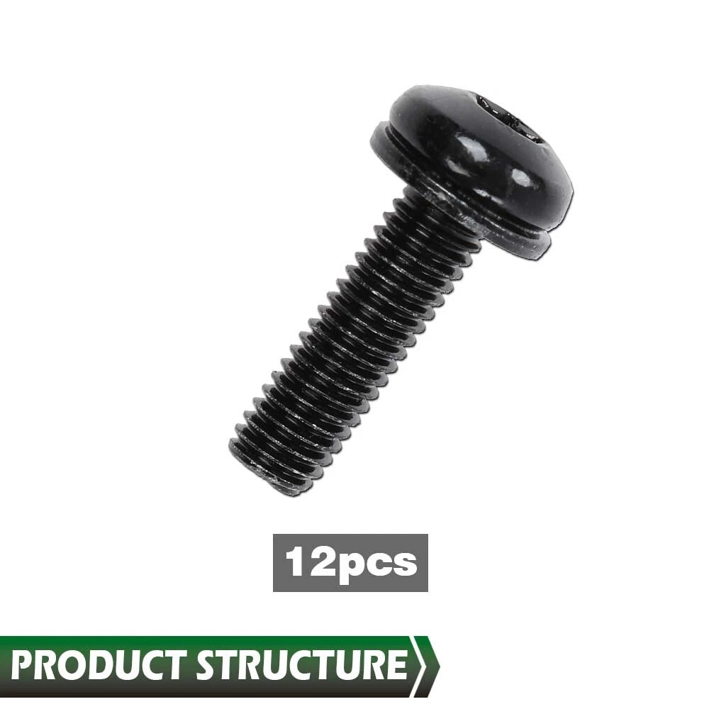 12pcs Windshield Frame Hinge Torx Screws for Jeep Wrangler JK