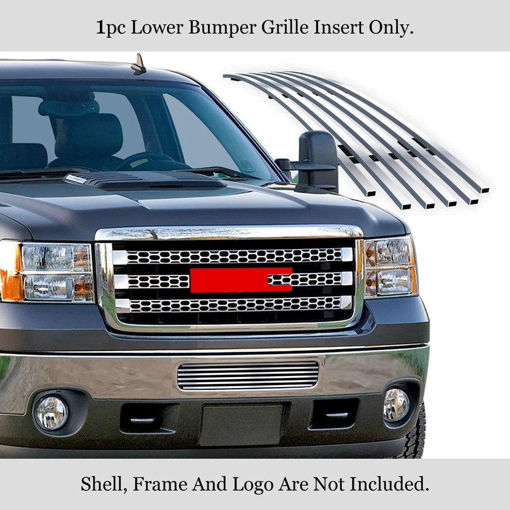 Lower Stainless Chrome Billet Grille for GMC Sierra 2500/3500 HD (2011-2014)