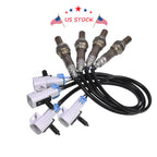Set of 4 Oxygen Sensors for GMC Chevrolet Silverado 1500 Tahoe Avalanche (2007–2013)