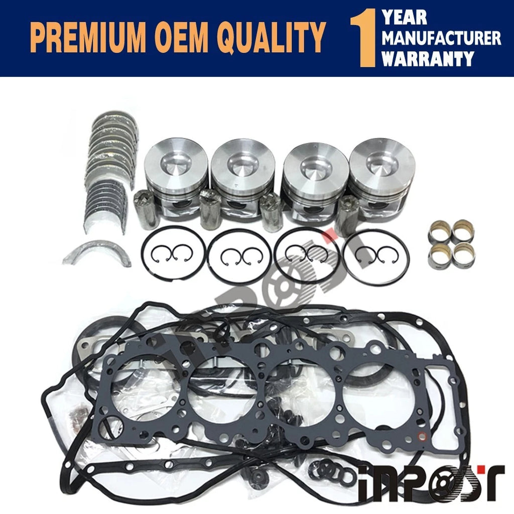 4HL1 Engine Rebuild Overhaul Kit for Isuzu Generator Excavator Tractor