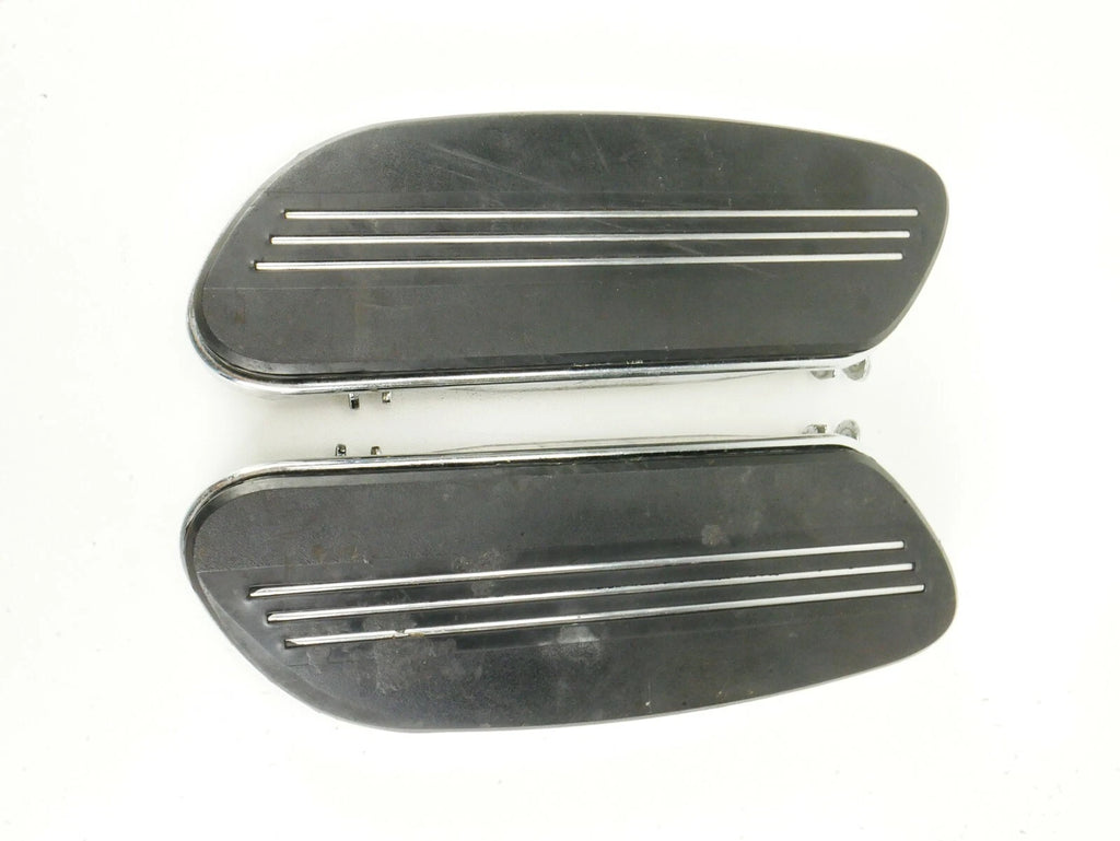 Set of 2 Chrome Streamliner Front Driver Floorboards for Harley Davidson Touring (1987–2023)
