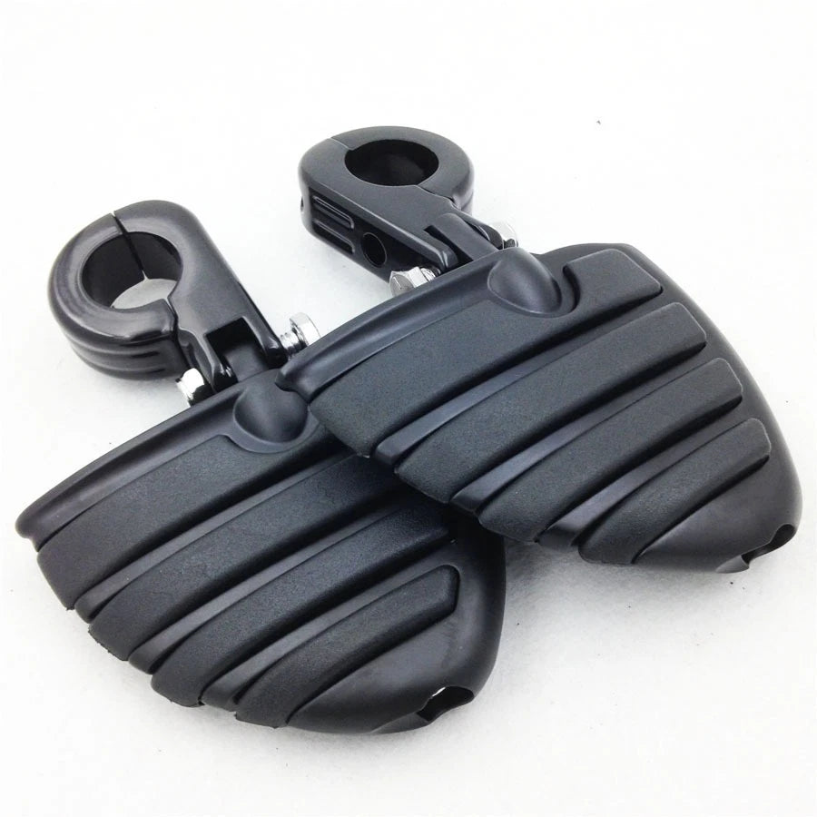 Front 1.5" Wing Foot Peg P Clamps for Yamaha XV1600 XV1700 XV1900 XV750 XV1100