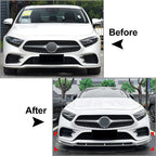 Front Bumper Splitter Lip for Mercedes Benz CLS Class C257 (2018-2021) Black