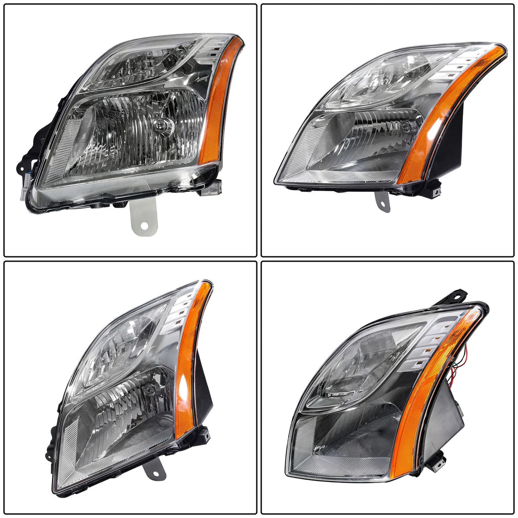 Chrome Headlight Assembly for Nissan Sentra (2010â2012)
