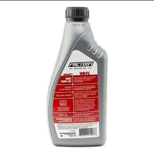 3qt Oil Change Kit 10W-40 for Kawasaki Vulcan Ninja Prairie