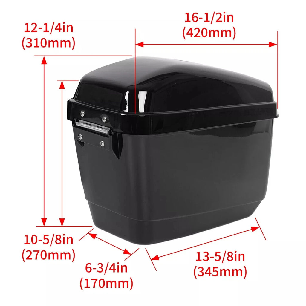 Saddlebag Luggage for Harley Honda Suzuki Yamaha Cruiser (Motorcycle)