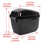 Saddlebag Luggage for Harley Honda Suzuki Yamaha Cruiser (Motorcycle)