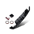 Rear Bumper Diffuser Lip with Brake LED for Infiniti Q50 (2018–2023)
