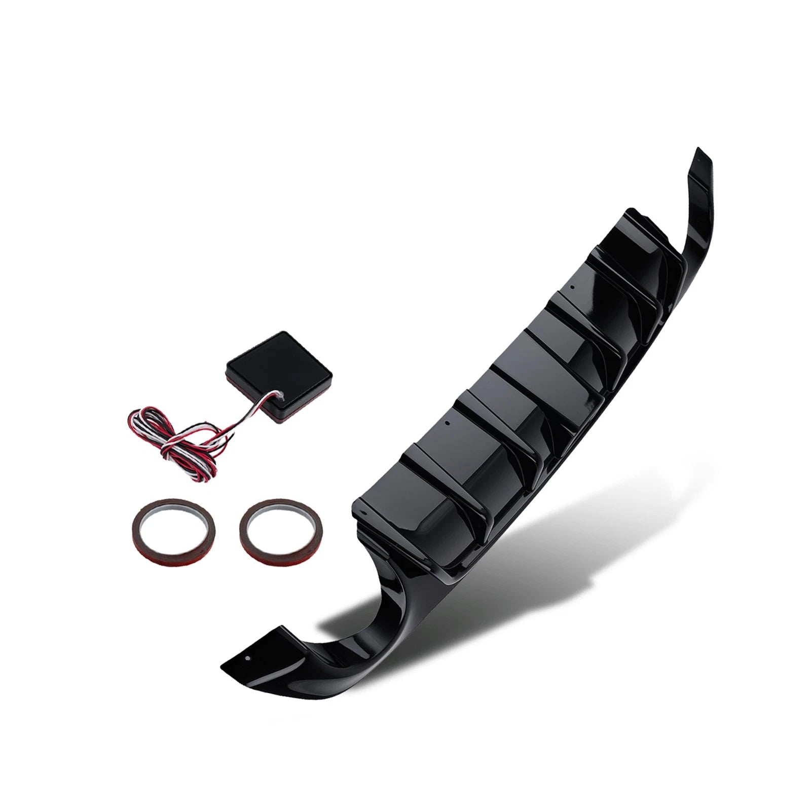 Rear Bumper Diffuser Lip with Brake LED for Infiniti Q50 (2018–2023)