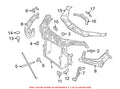 Right Radiator Support Bracket 1668857700 for Mercedes-Benz
