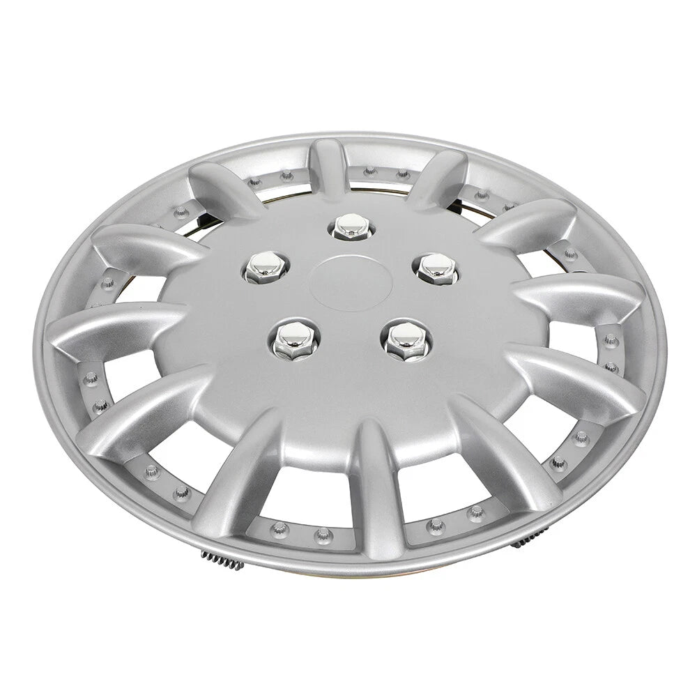 Set of 4 Wheel Hub Caps for R13 Tire & Rim (Fits Various Models)