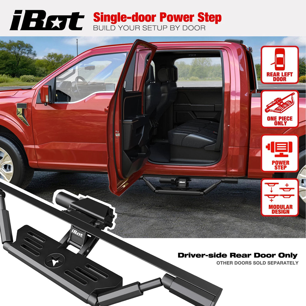Power Steps for Dodge Ram 1500 2009-2018, 2500/3500 Crew Cab 2010-2018