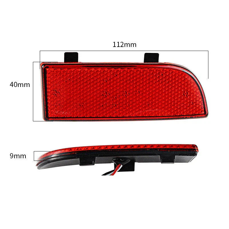 LED Rear Bumper Reflector Brake Light Tail Lamp for Mercedes W639 (2003–2014)
