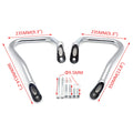 Chrome Rear Bolt-on Saddlebag Guard Crash Bar for Harley Softail FLHC (2018–2023)