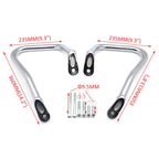 Chrome Rear Bolt-on Saddlebag Guard Crash Bar for Harley Softail FLHC (2018–2023)