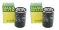 Set of 2 Engine Oil Filters W 719/13 for Mercedes W124 W126 W201 (1985–1996)