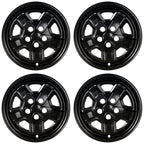 16" Gloss Black Wheel Skins for 2007-2017 Jeep Patriot - UQSK0125