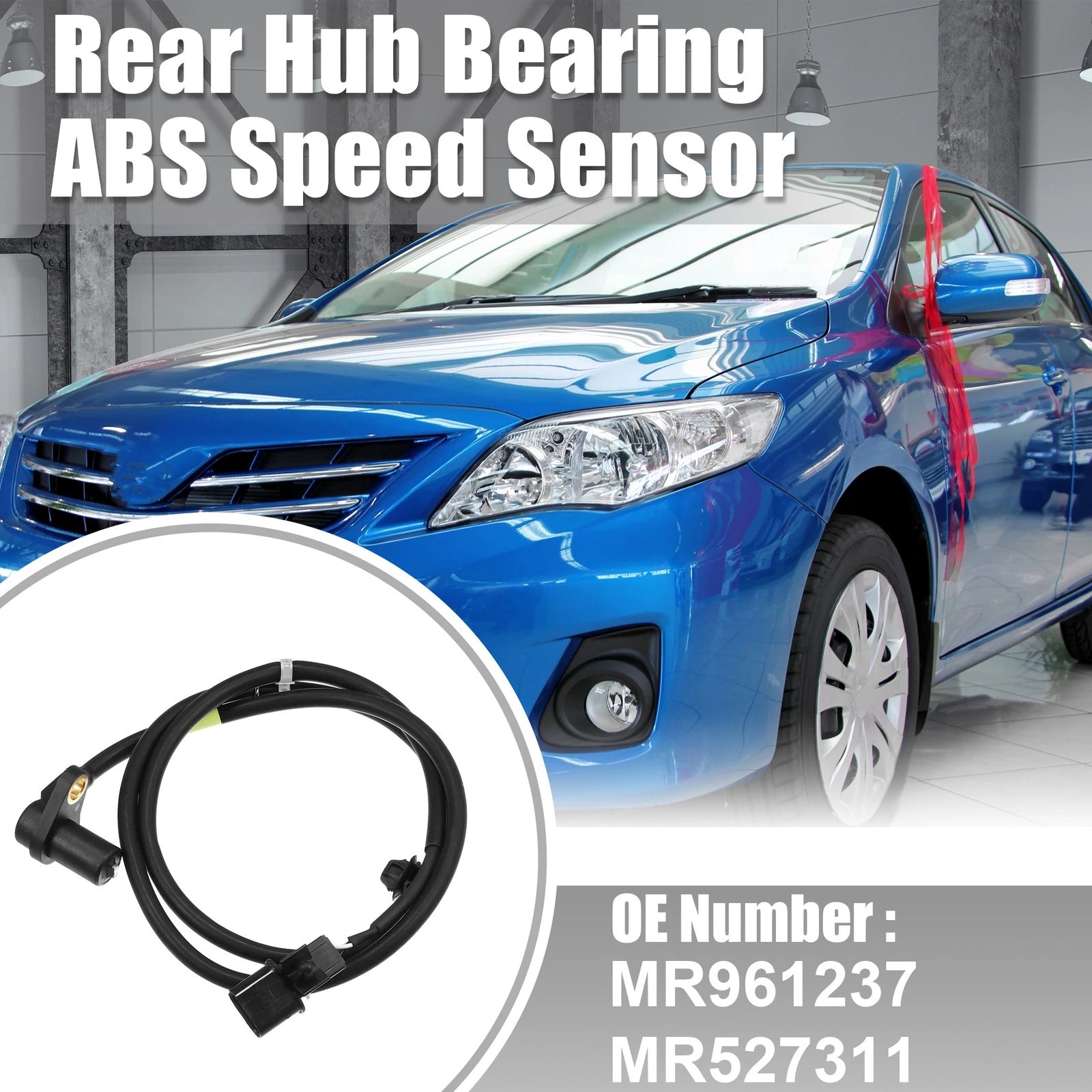 Front Left ABS Speed Sensor for Mitsubishi Lancer (2002–2004) MR961237/MR527311