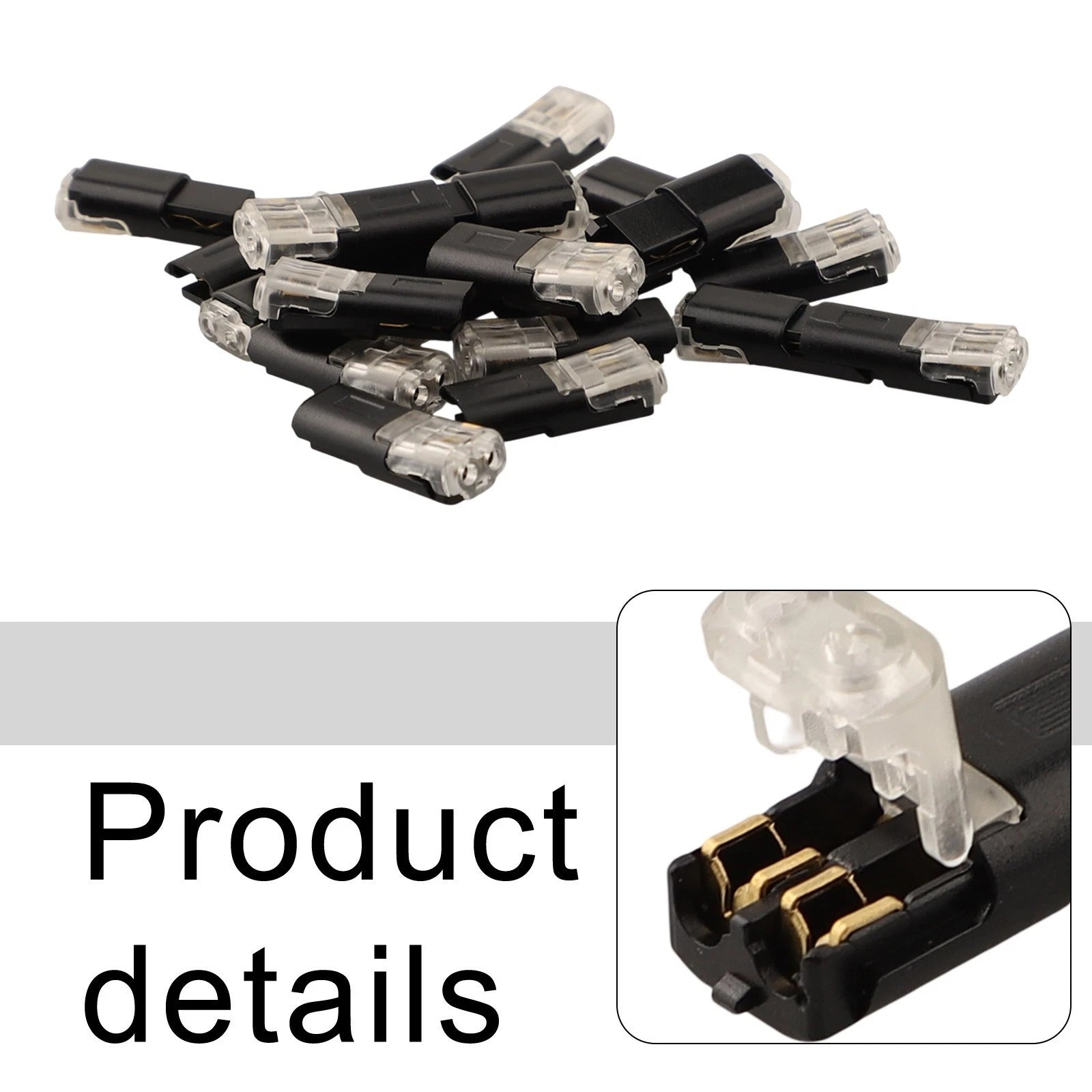 20 Pack Wire Connectors with Locking Buckle for Safe Electrical Wiring