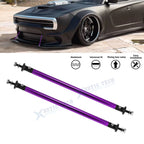 Purple Bumper Lip Splitter Strut Rod Tie Support Bar for Dodge (7.87")