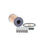 Wix Engine Oil Filter & Denso 6 Iridium Spark Plugs for Mercedes W124 300CE (1983–1993)