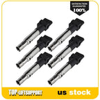 Set of 6 Ignition Coils for Porsche Cayenne 3.2L (2004–2006)