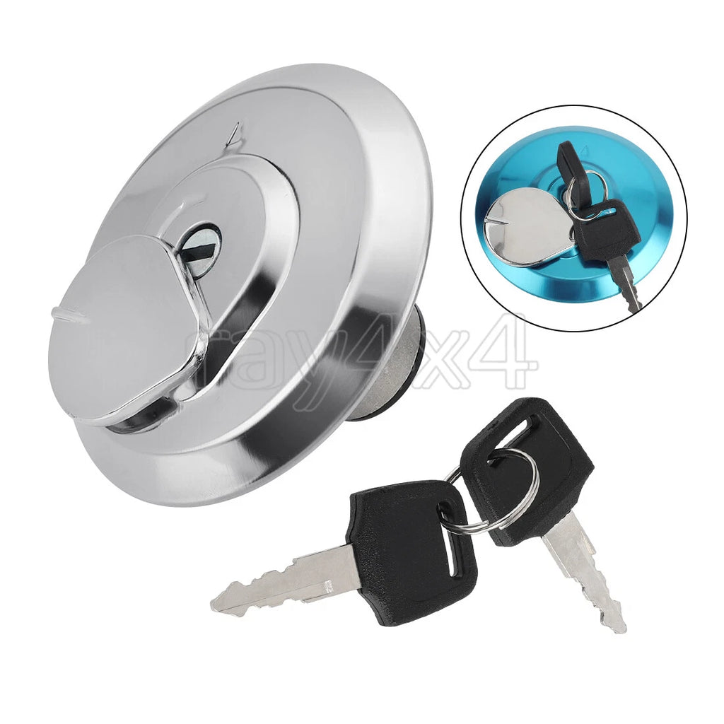 Fuel Gas Cap Tank Lock for Honda CM400T CM450A CM450C CM450E Silver Wing 650