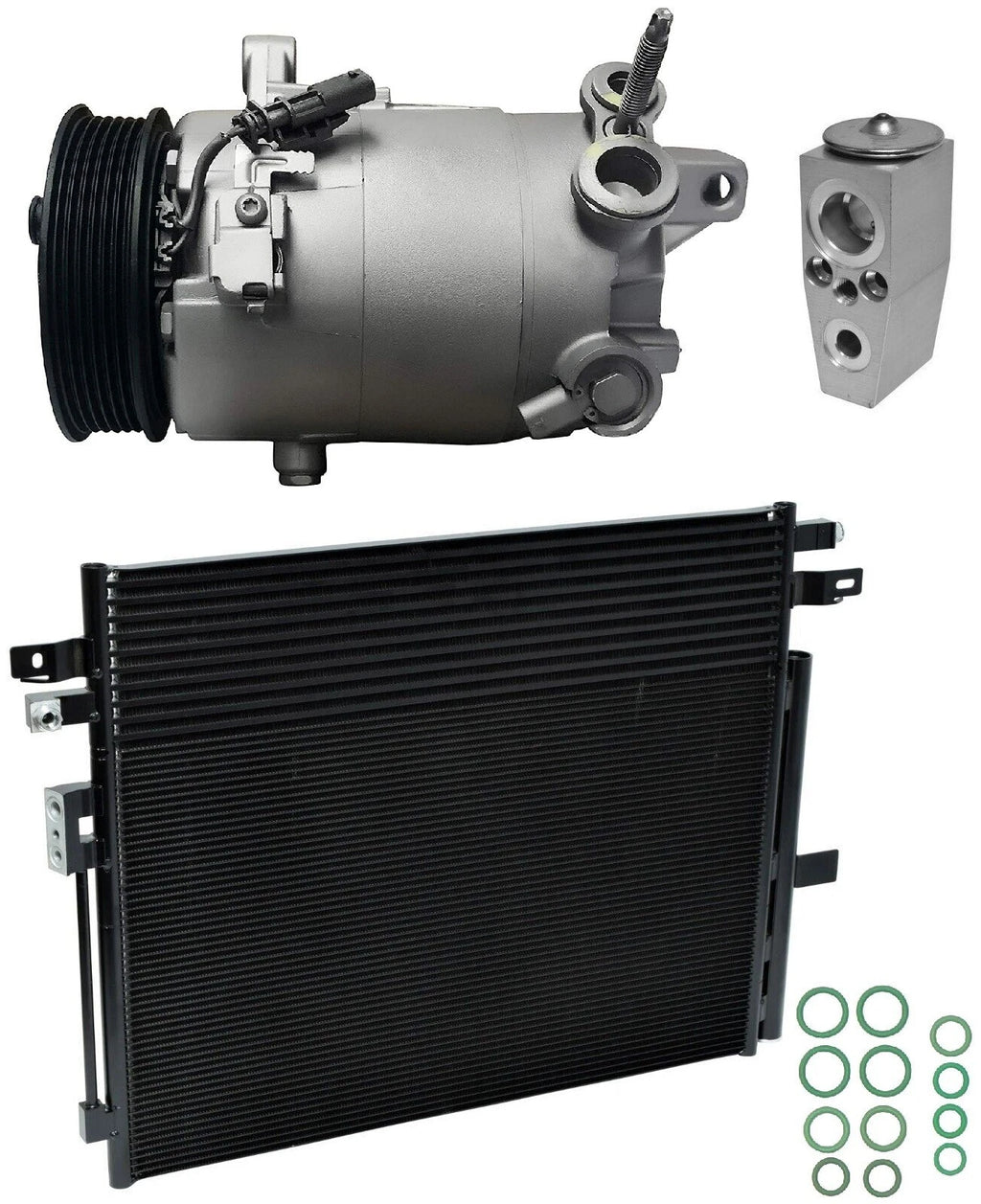 AC Compressor Kit with Condenser for GMC Canyon 3.6L (2016–2016)