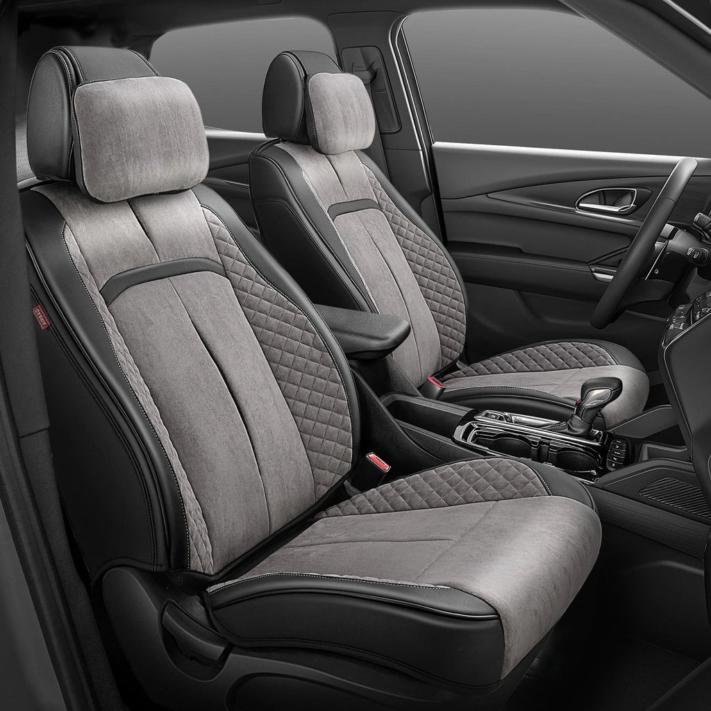 Set of 2 CAAP Driven Voris Series Front Row Seat Covers for Universal Fit