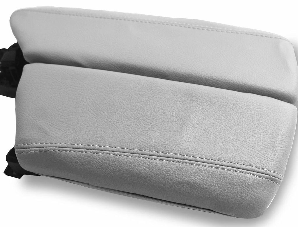 Leather Console Lid Armrest Cover for BMW F10 528 535 (2011–2016) Gray