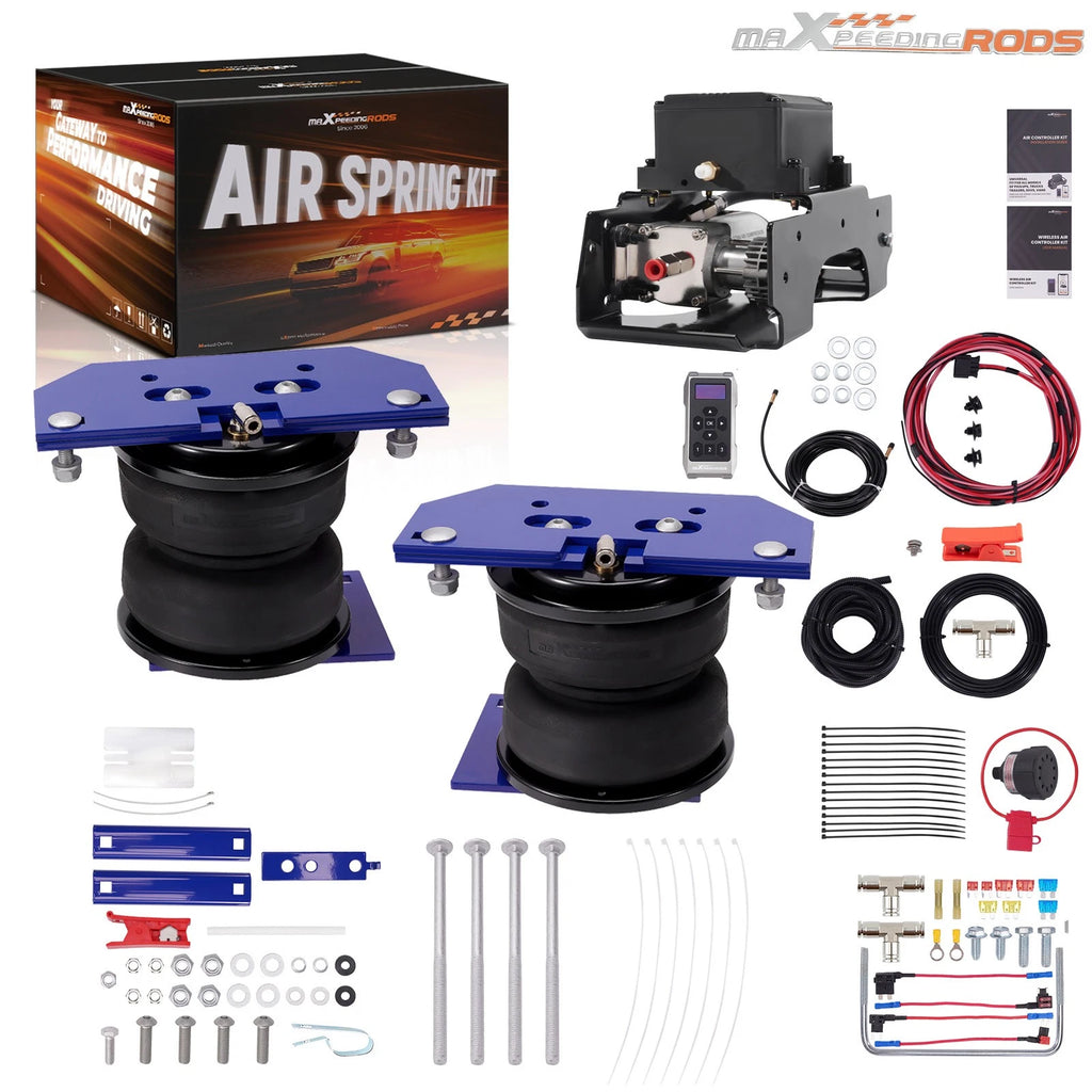 Wireless Compressor Kit + Air Suspension Bags for Dodge Ram 4500 5500 (2007–2010)