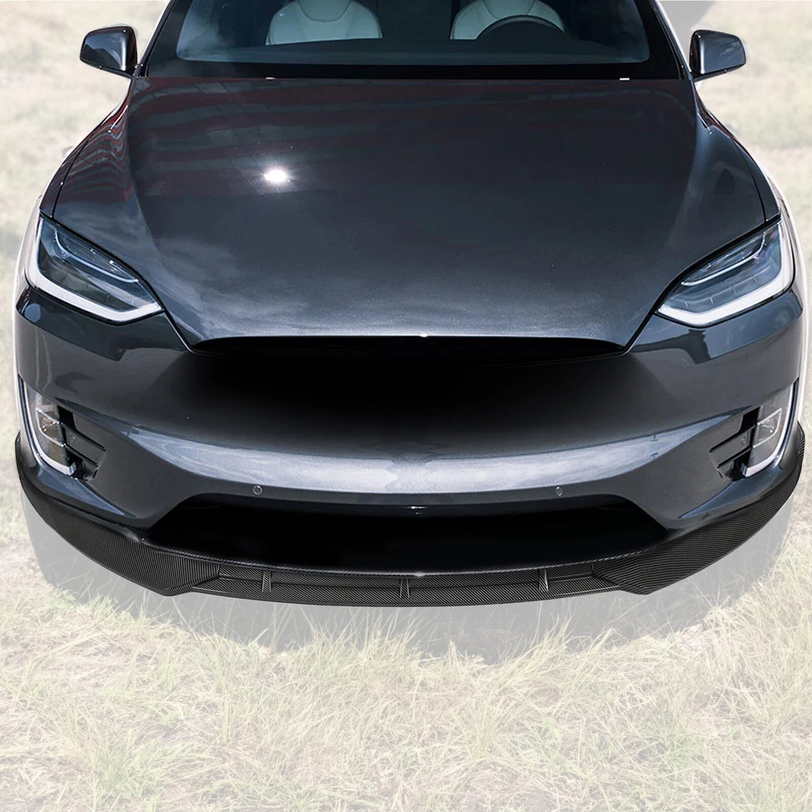 Carbon Fiber Front Bumper Splitter Lip for Tesla Model S (2016-2020)
