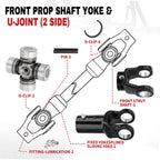 Front Prop Shaft Yoke U-Joint Kit for Polaris Brutus HD (2013–2015) 3235502 3235503 3235500