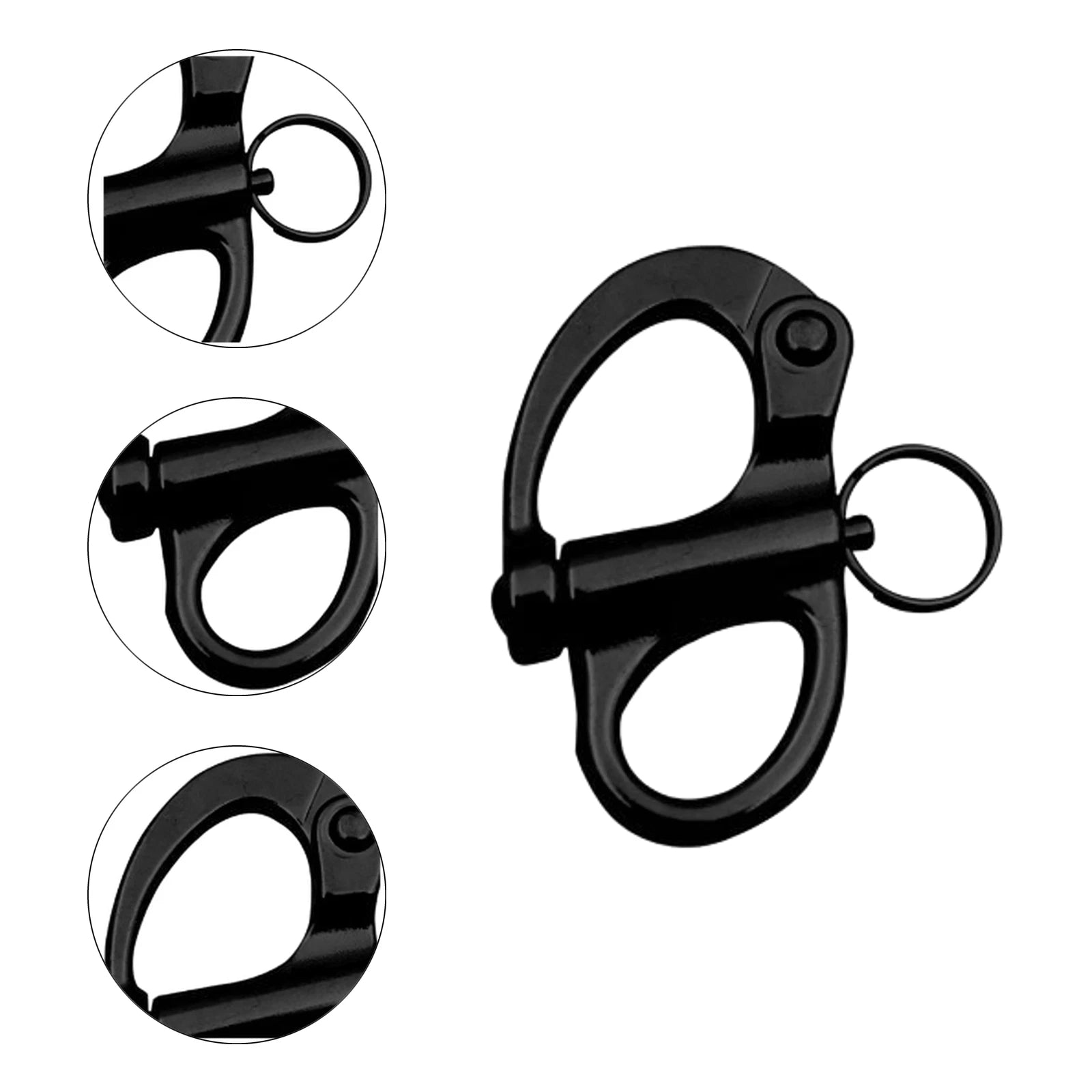 316 SS shackle for boat deck (Marine-grade, electrolytic polished)
