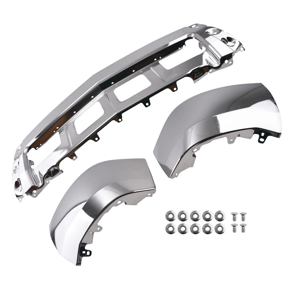 Steel Chrome Front Bumper for Chevrolet Silverado 1500 (2014–2015) GM1002844