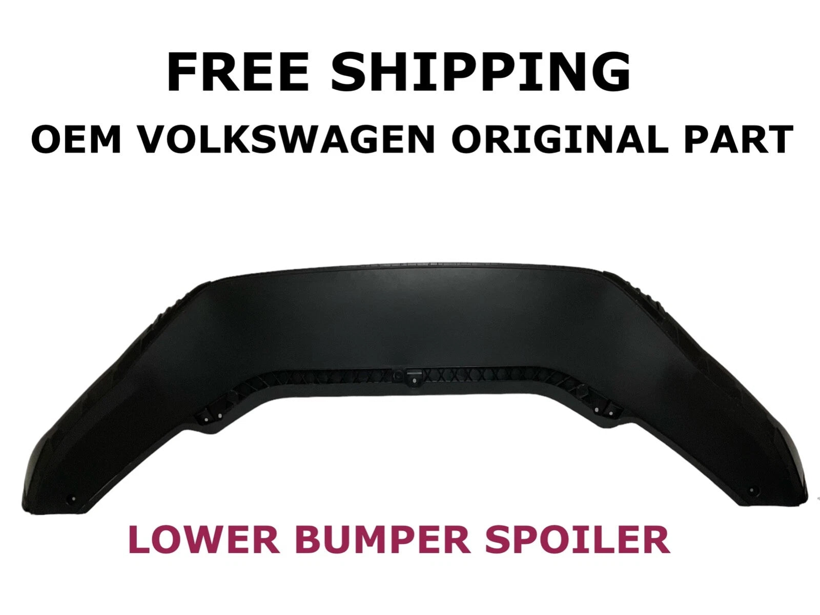 Front Lower Bumper Spoiler for VW Passat (2020–2022) BLACK 561 805 903 H