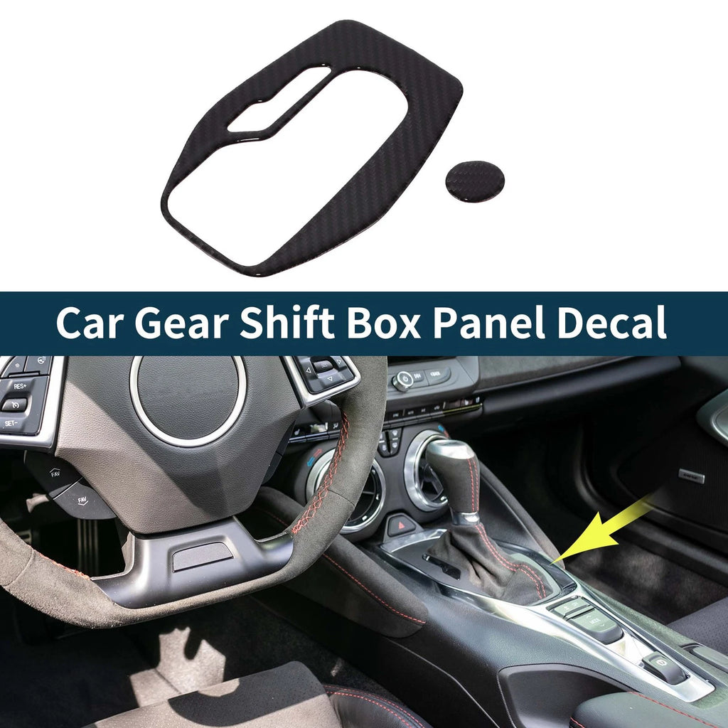 Gear Shift Box Panel Decal for Chevrolet Camaro ZL1 (2016–2023)