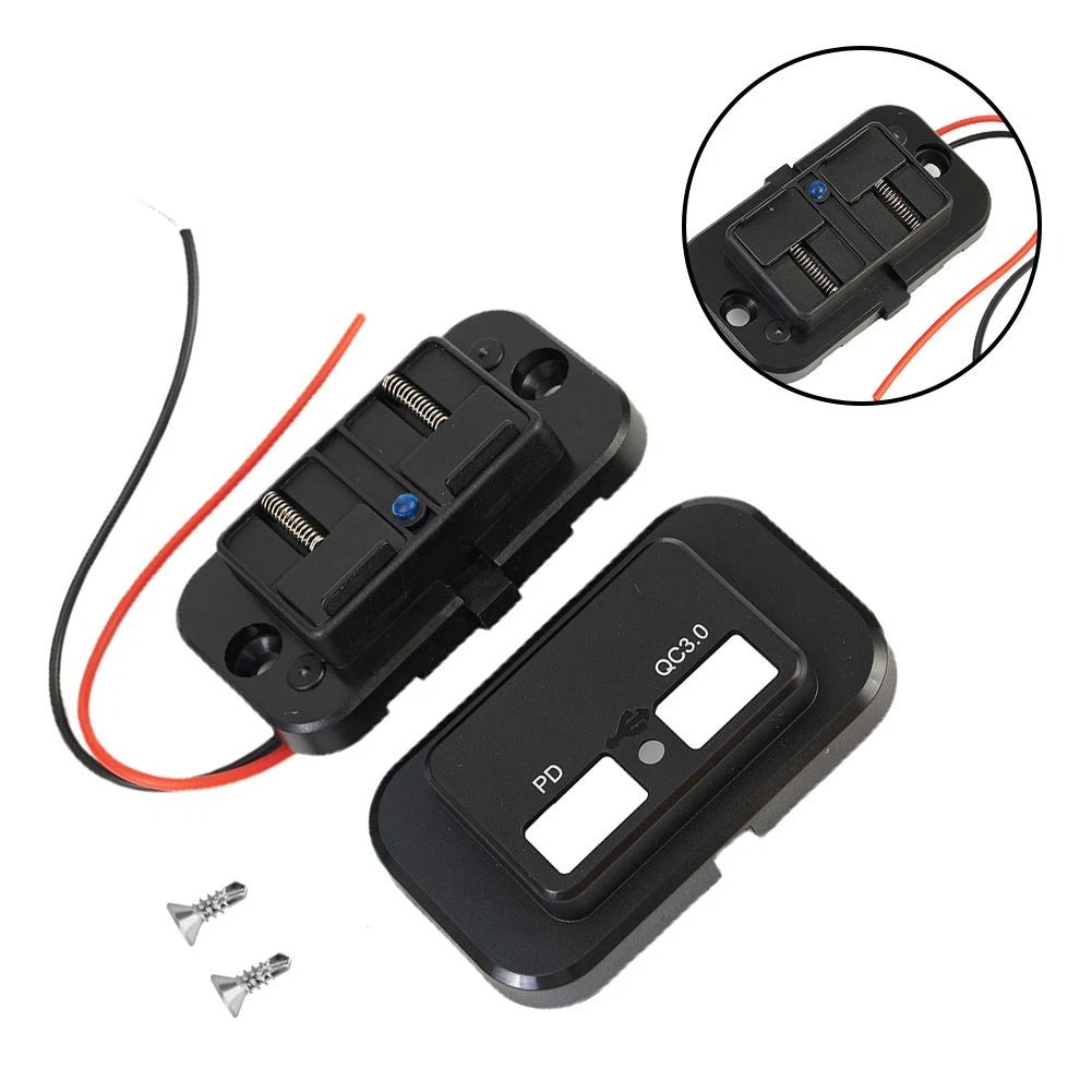 Dual USB Fast Charger Socket Outlet for Car RV (12V/24V)